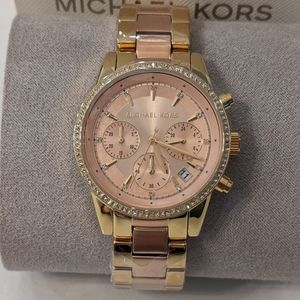 Michael Kors Two Tone Ritz Watch -New with Tags